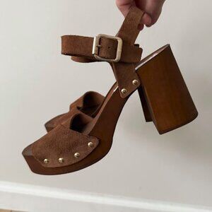Steve Madden Wooden Sandals